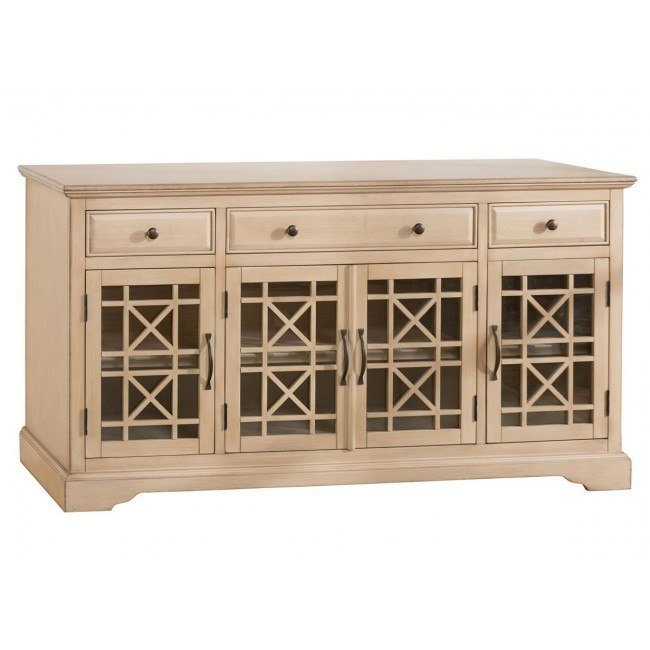 Craftsman 60 Inch Media Unit (Antique Cream)