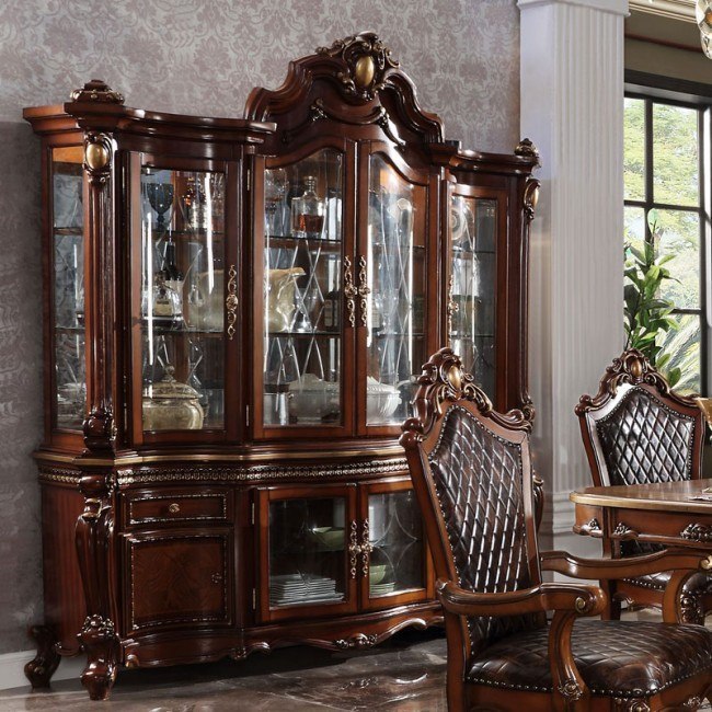 Oak dining room shop set with china cabinet