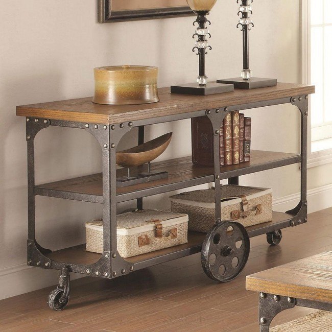 Industrial sofa hot sale table