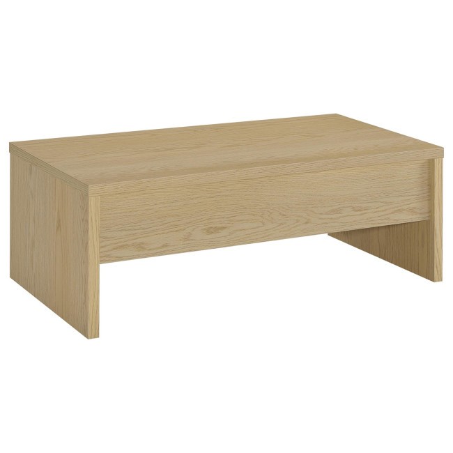 Canoga Light Oak Lift Top Coffee Table