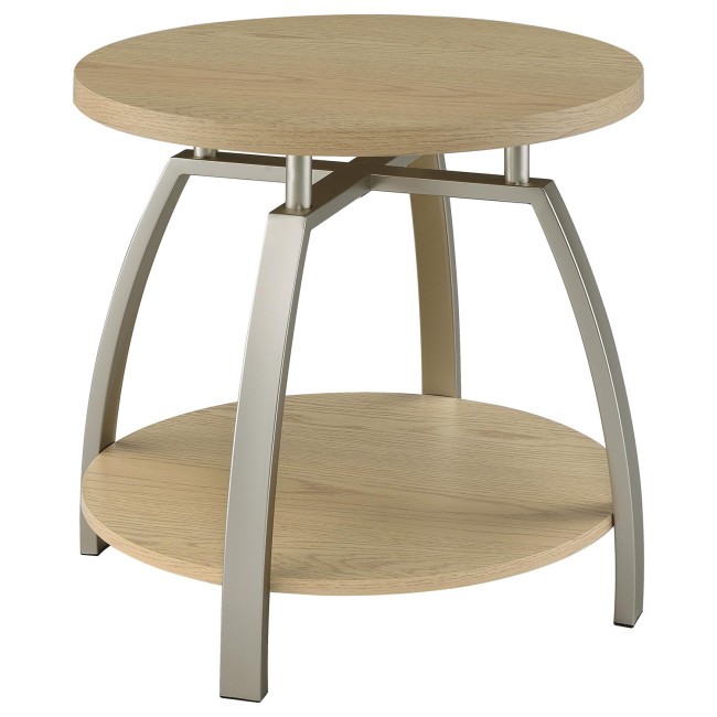Dacre Greige End Table