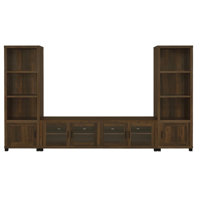 Sachin Dark Pine Entertainment Center