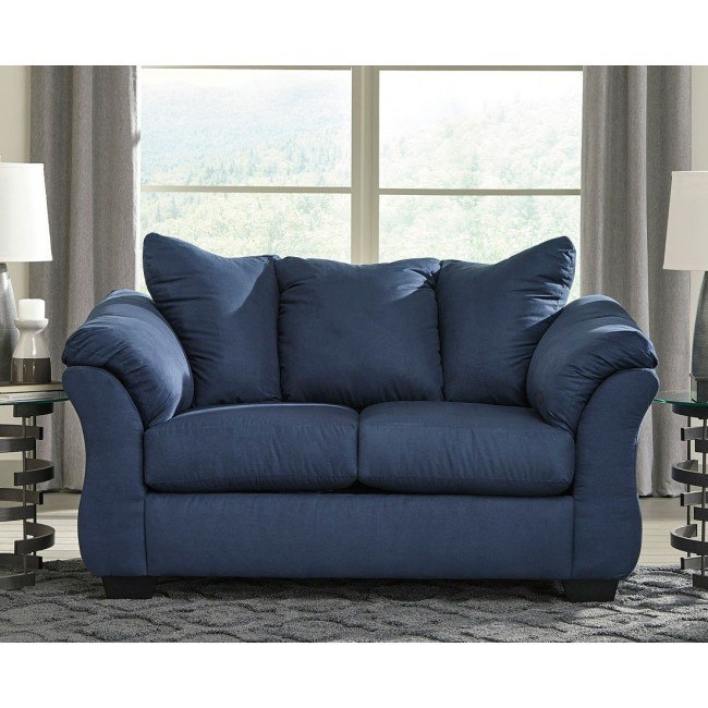 Darcy Blue Loveseat