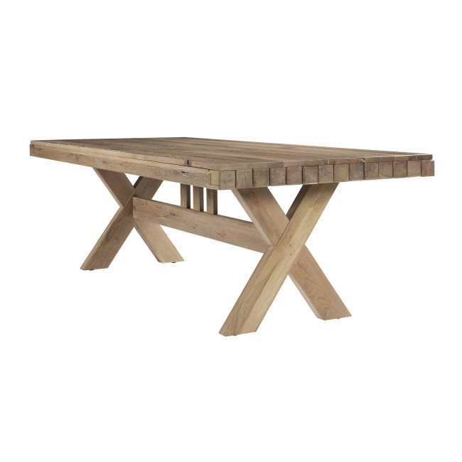 Dovetail Bleached White Dovetail 96-inch Dining Table