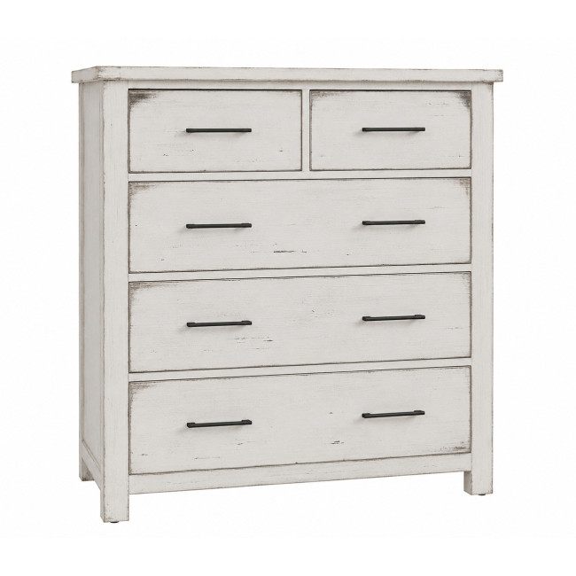 Dovetail Weathered Ivory Standing Dresser