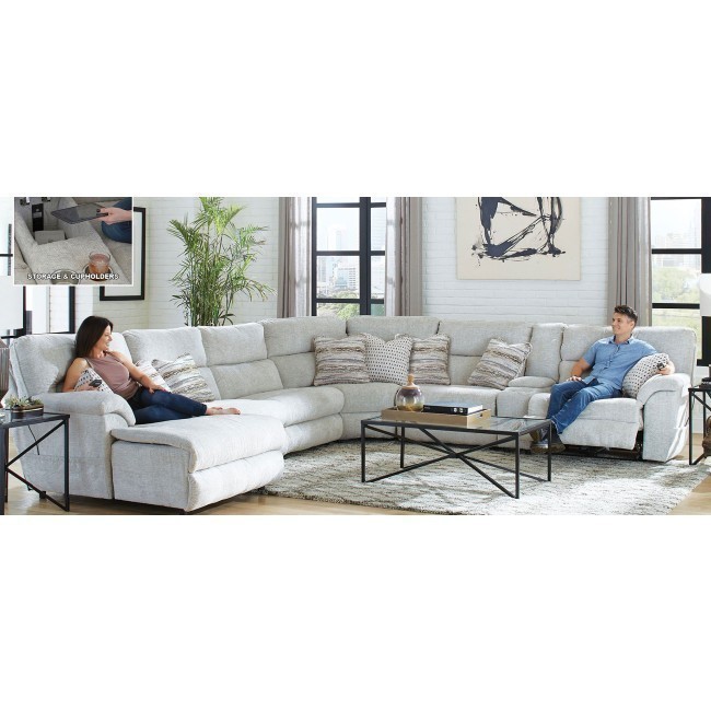 Reclining sectional sofa with massage and heat online