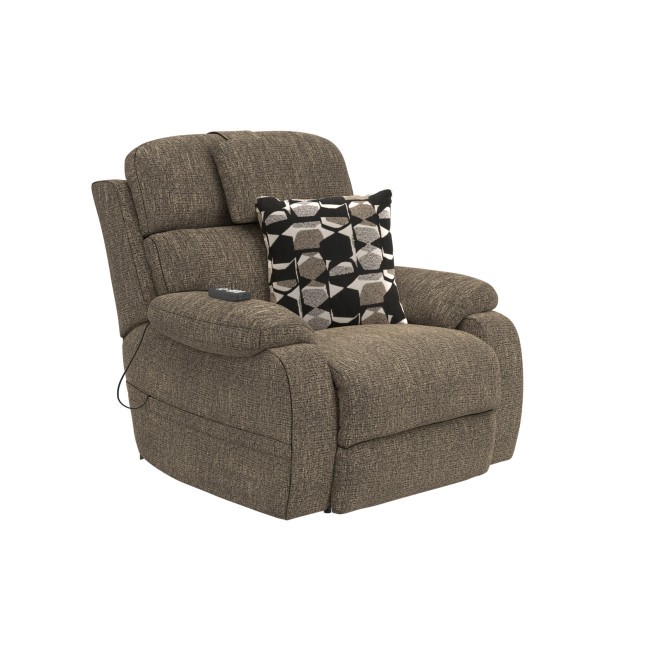 Oasis Fossil Power Recliner w/ Power Headrest, CR3 Heat and Massage