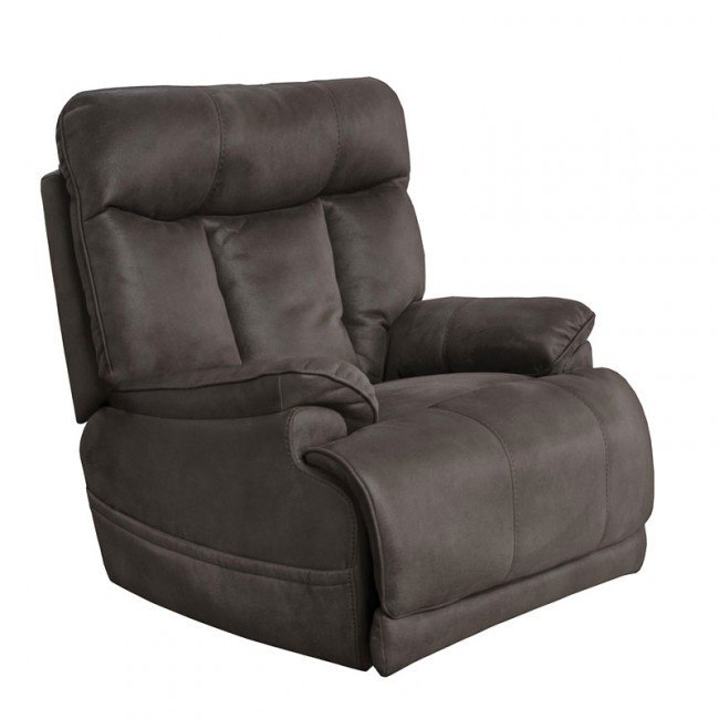 Anders Power Lay Flat Recliner w/ Dual Heat and Massage (Charcoal)