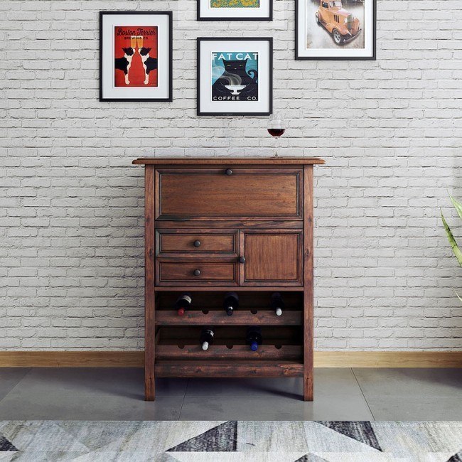 Hardwood Wine Cabinet