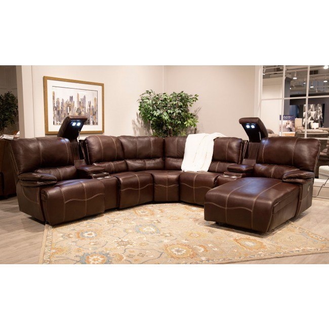 Boulder Modular Reclining Sectional (Robinson Brown)