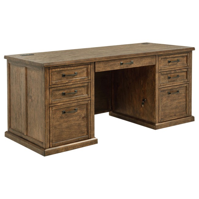 Altidore Distressed Brown Home Office Desk
