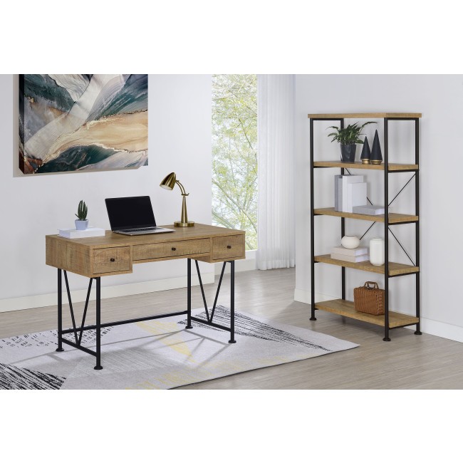 Analiese Mango Home Office Set w/ 3-Drawer Desk