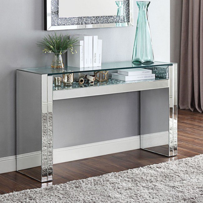 Nysa Open Shelf Sofa Table