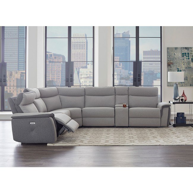 Maroni Modular Power Reclining Sectional Homelegance Furniture Cart