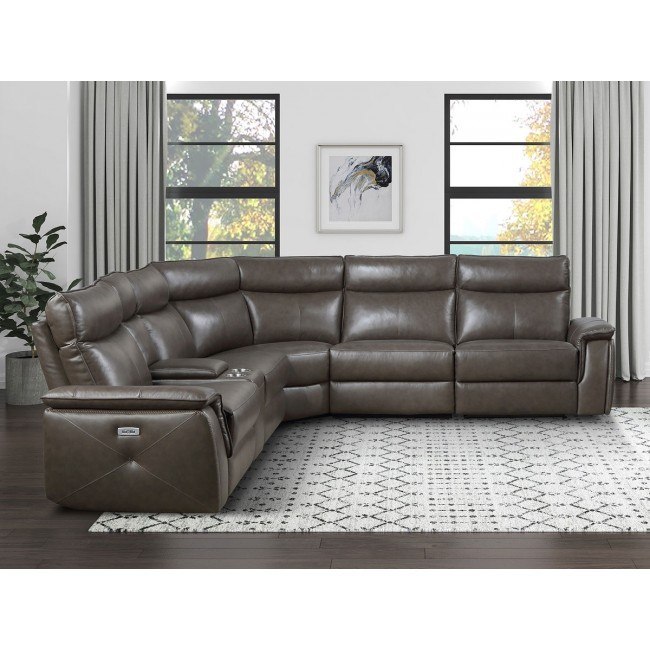 Homelegance outlet leather sectional