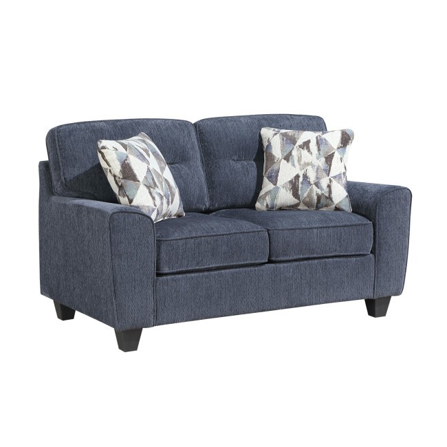 Bennett Blue Loveseat