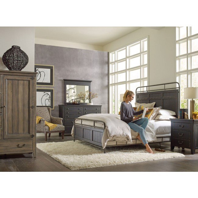 Mill House Folsom Metal Bedroom Set Anvil Kincaid Furniture Furniture Cart