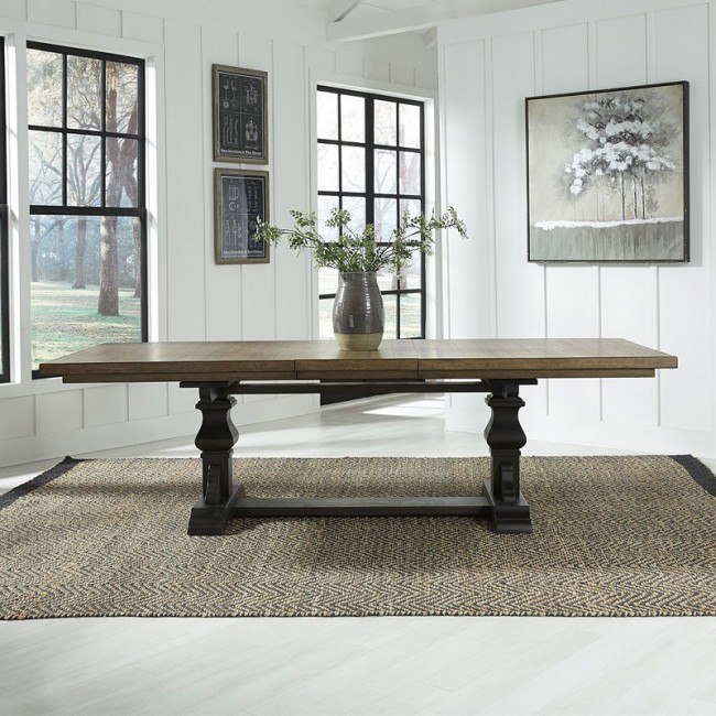 Rectangular trestle table discount