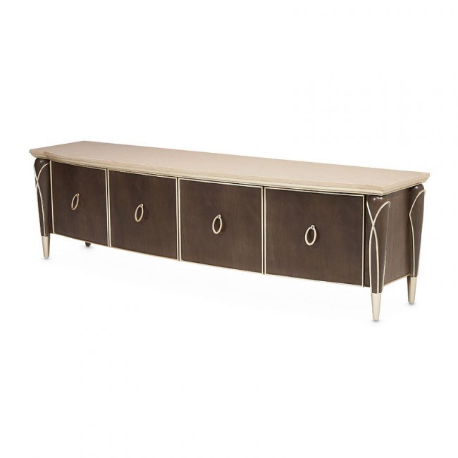 Villa Cherie Hazelnut Media Cabinet
