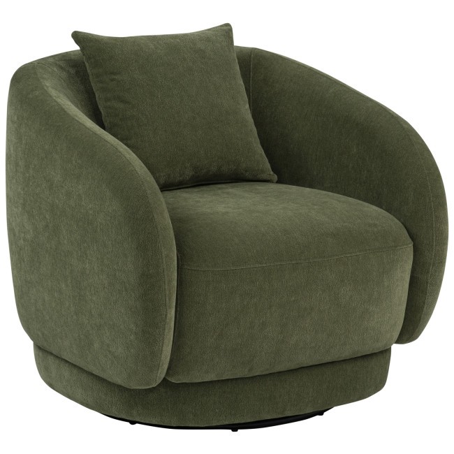 Arnaud Green Swivel Accent Chair