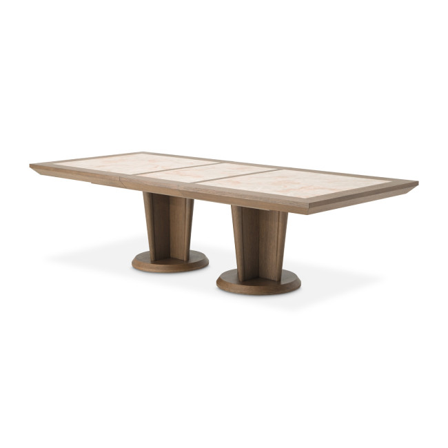 Portrait Sienna Brown Wide Rectangular Dining Table