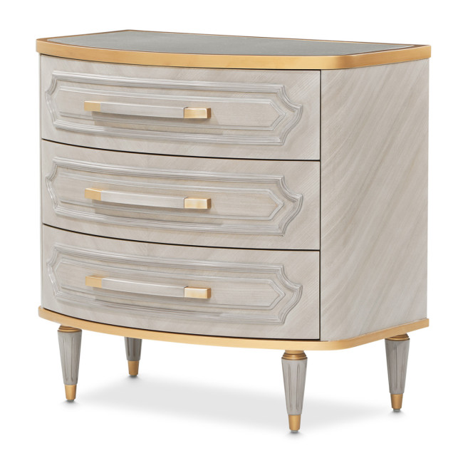 St. Charles 3 Drawer Nightstand