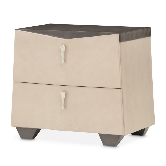 Fantosini Silver Nightstand
