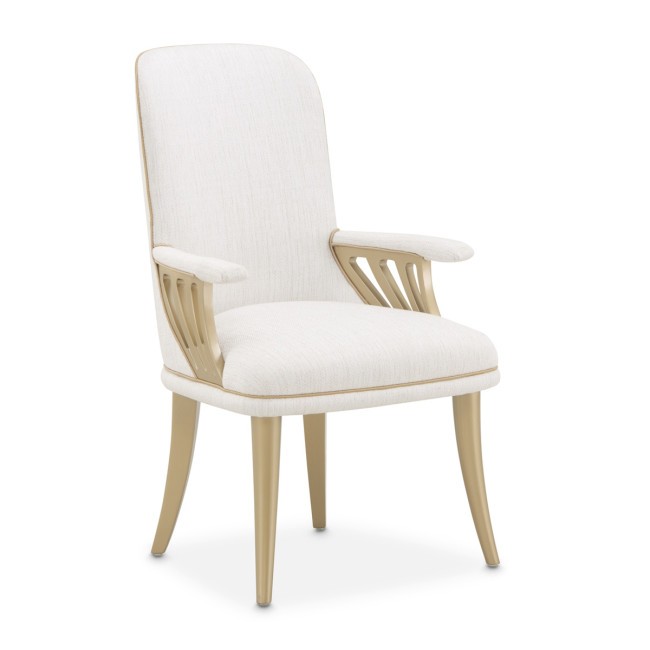 La Terrazza Creamy Pearl Arm Chair (Set of 2)
