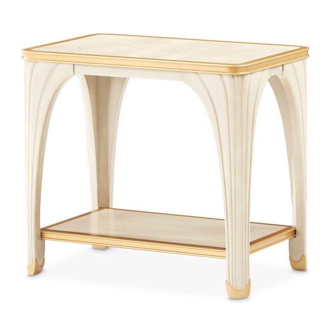 La Terrazza Silver Mist End Table