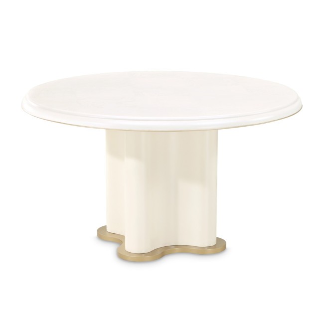 La Terrazza Creamy Pearl Round Dining Table