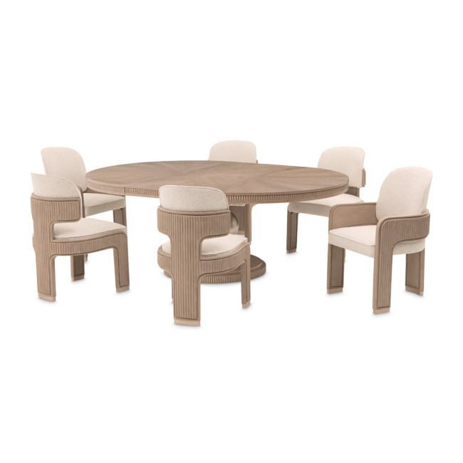 West Kensington Sea Salt Caramel Oval Dining Room Set