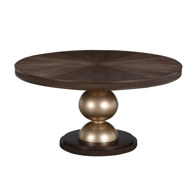 West Kensington Medium Espresso Round Dining Table