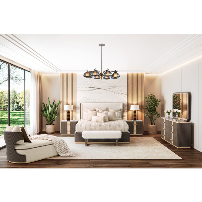 West Kensington Medium Espresso Platform Bedroom Set