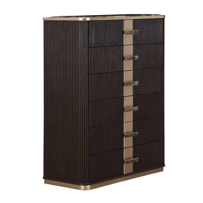 West Kensington Medium Espresso Highboy Chest