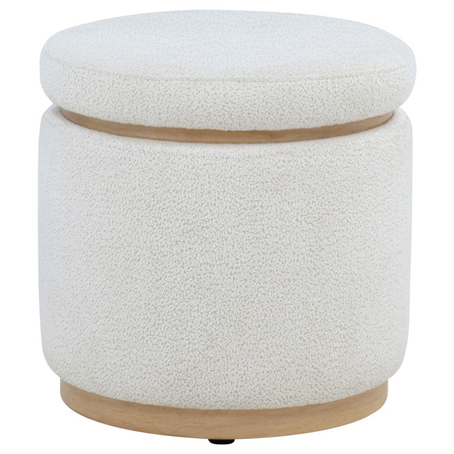 Remuda Ivory Storage Ottoman