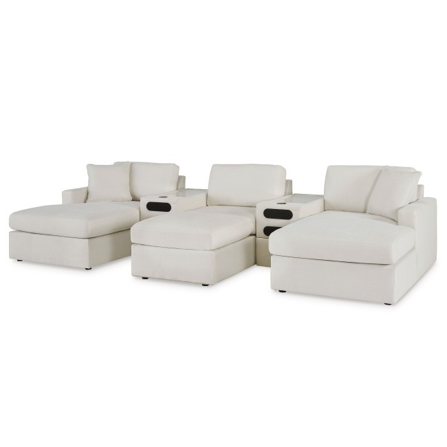 Modmax Oyster 5-Piece Chaise Theater Sectional w/ Options