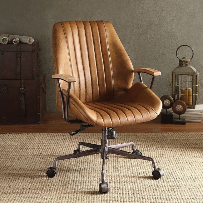 Hamilton Executive Office Chair Coffee Acme Furniture