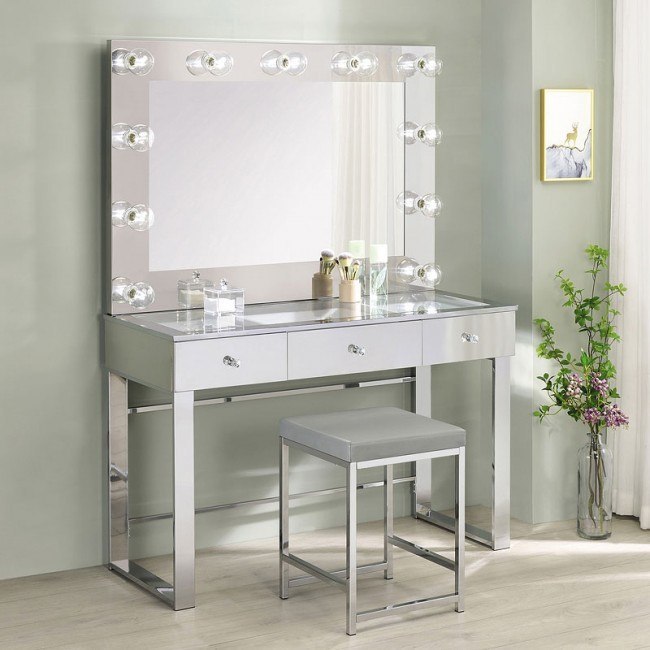 Chrome Vanity Set