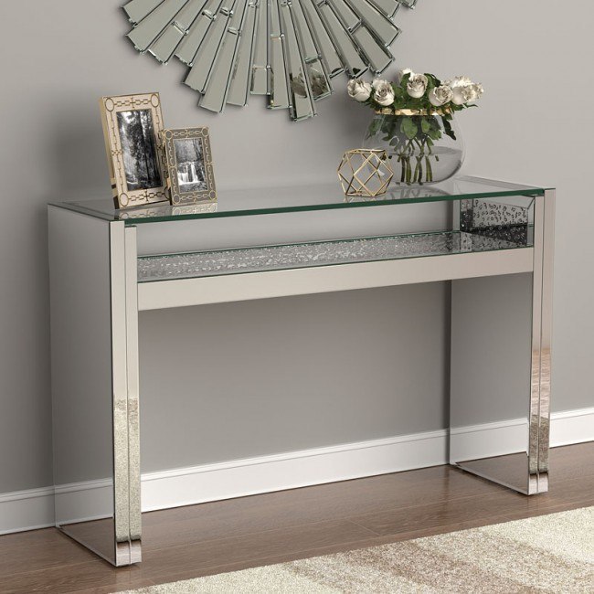 Glamorous shop console table