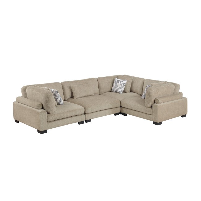 Tinley Brown 4-Piece Modular Sectional