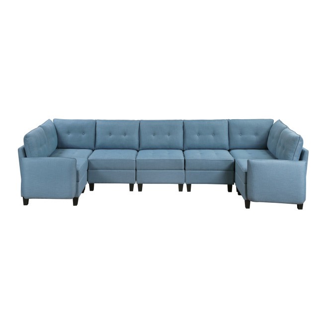 Garren 7-Piece Sectional w/ Storage