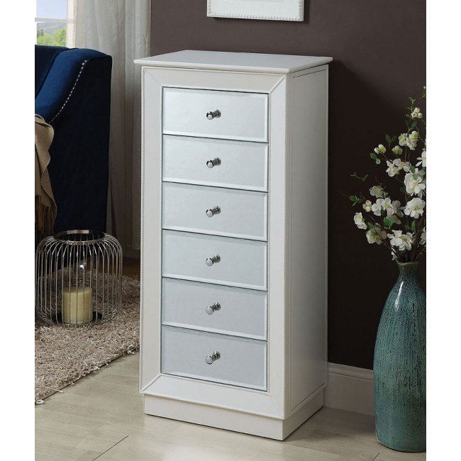 Talor Jewelry Armoire (White)