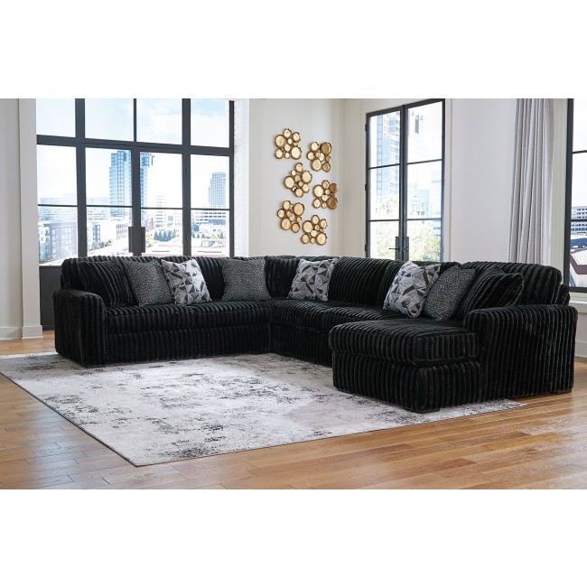 Midnight-Madness Onyx Modular Sectional