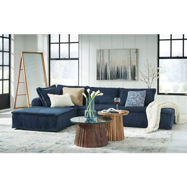 Bales Navy Modular Sectional Set