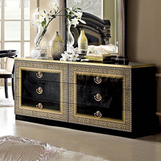Black gold clearance dresser
