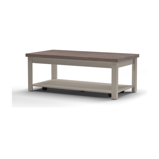 Avalon Sandstone and Whiskey Coffee Table