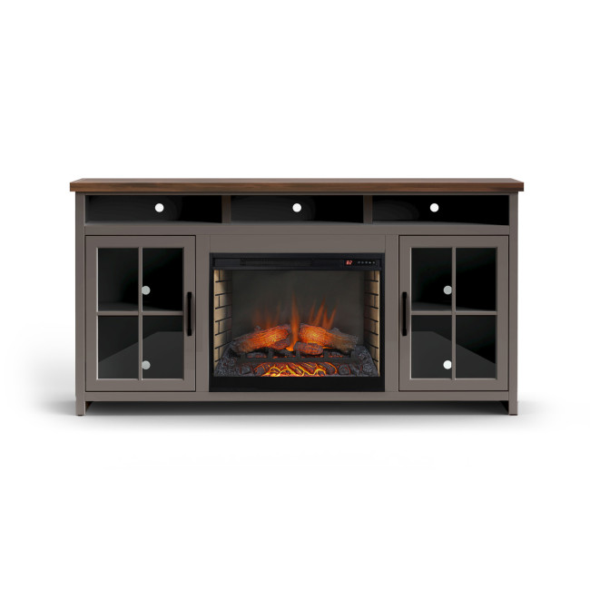 Avalon Sandstone and Whiskey 74-inch Fireplace Console