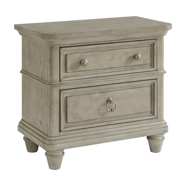 Whit-Ash Light Grey Nightstand
