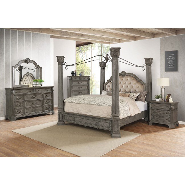 期間限定キャンペーン B01550 Canopy Cart Furniture | Furniture Avalon Set Bedroom 家具