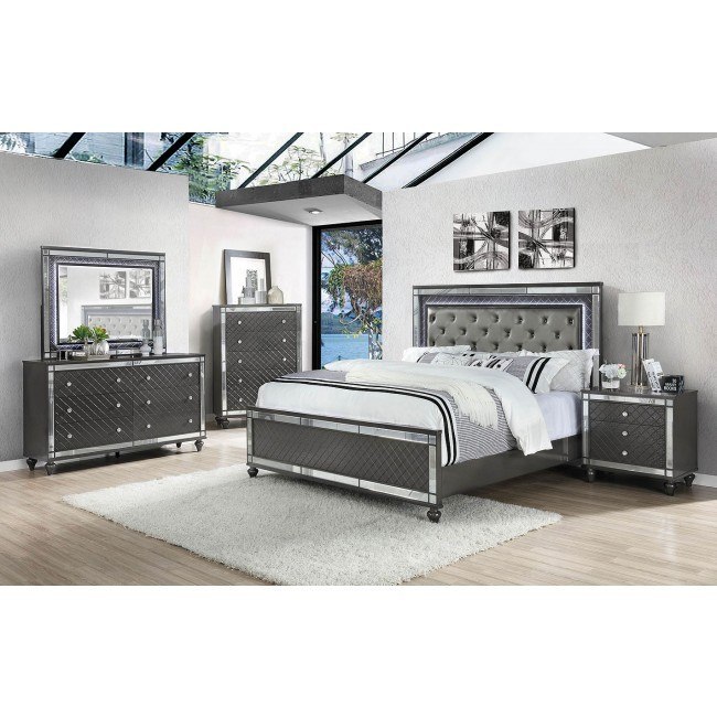 Refino Panel Bedroom Set Crown Mark Furniture | Furniture Cart